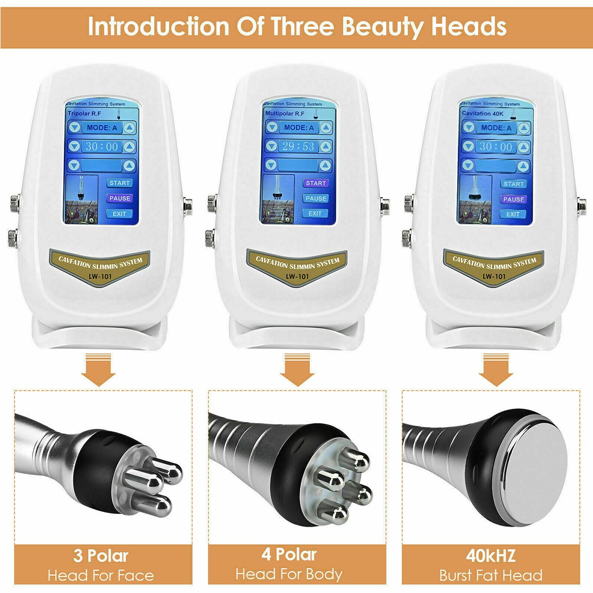 Professional 3 in1 Body Spa Equipment For Hands Legs Arms Skin Tightening Device