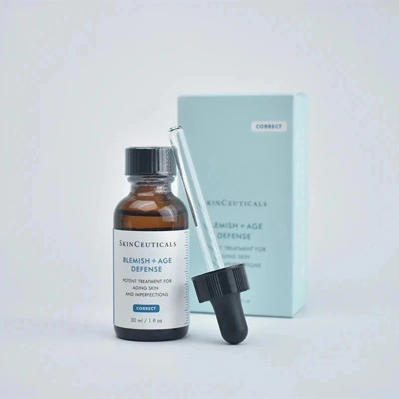 NEW SkinCeuticals Blemish + Age Defense Serum 30ml 1oz Anti-Acne Anti-Aging Seal