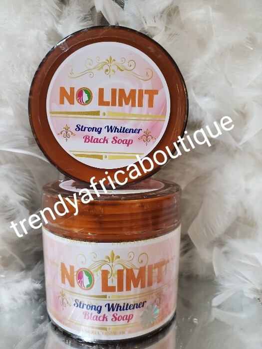 No Limit Whitening Black Soap. 500gx 1. New Package