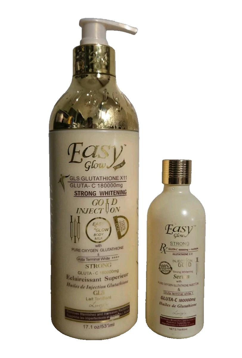 2 in 1 Easy Glow Gold Glutathione Body Lotion, Serum