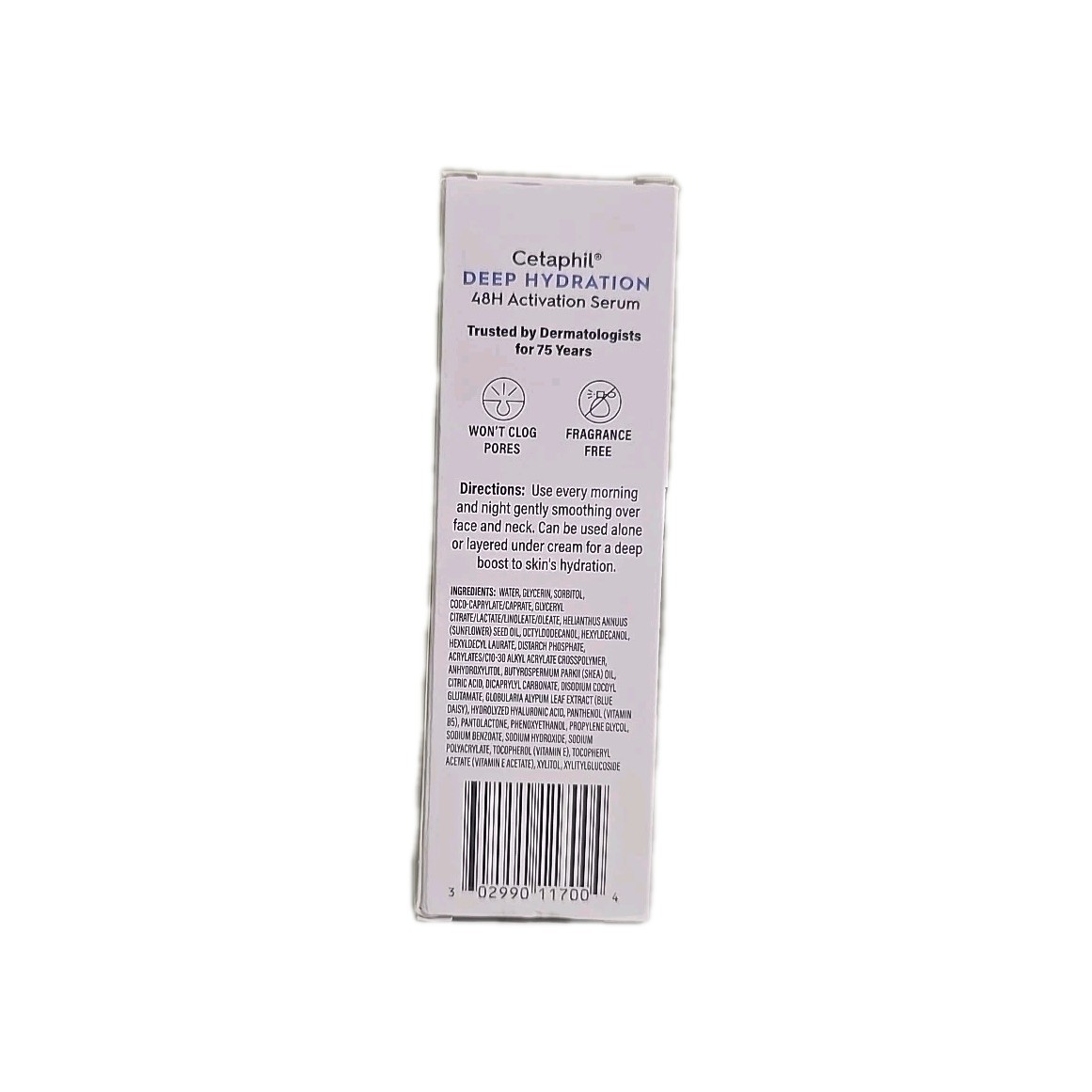 Cetaphil Deep Hydration Refreshing 48 HR Activation Serum Hyaluronic Acid
