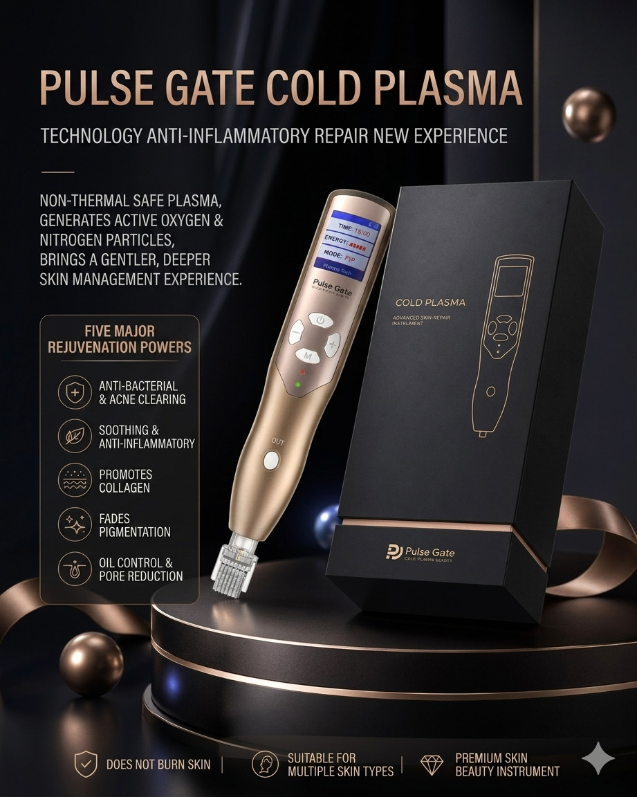 Cold Plasma Pen for Acne Treatment, Anti-Inflammation & Skin Rejuvenation