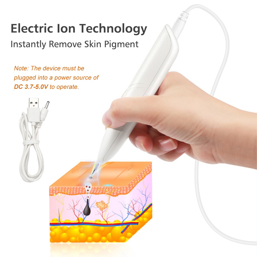 Laser Plasma Pen Dark Spots Skin Tags Tattoo Mole Wart Remover Pen Mole Removal