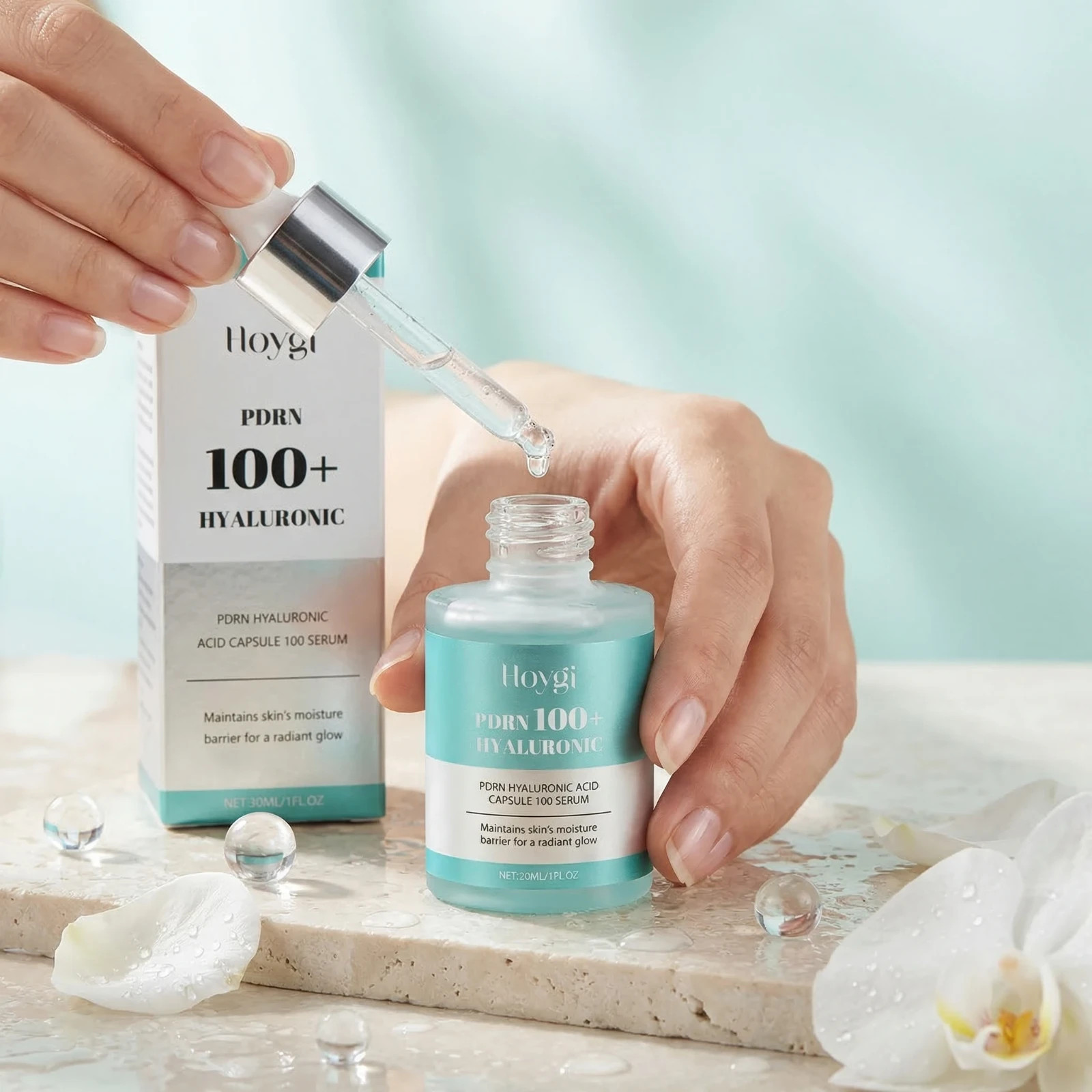 Hoygi PDRN hyaluronic acid capsule 100 essence, facial essence, hyaluronic acid