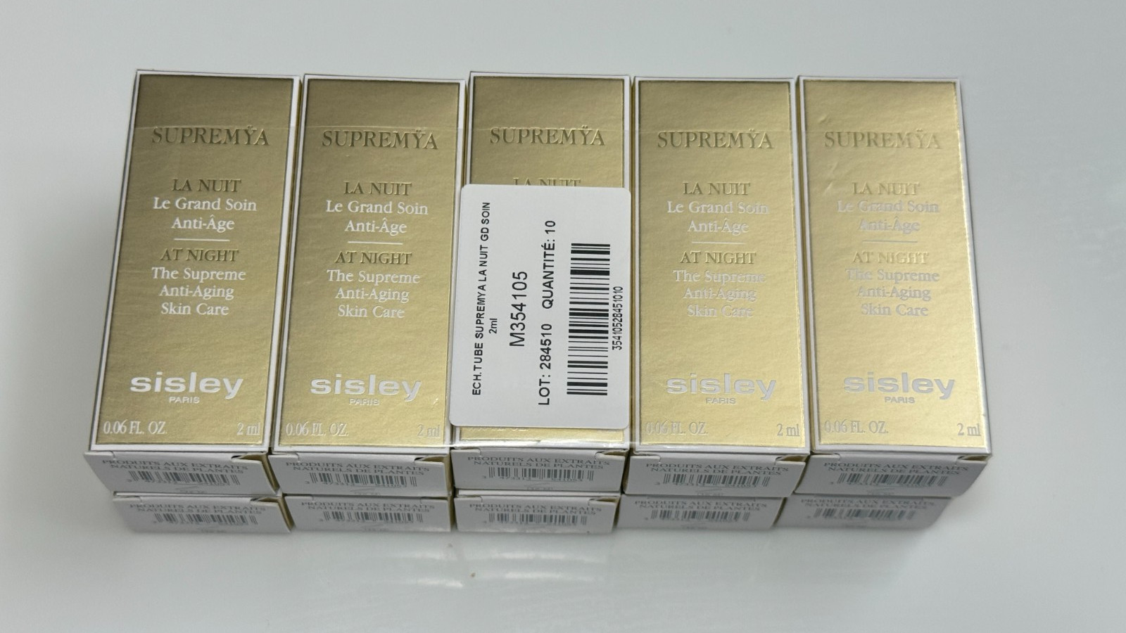 10 X Sisley Supremya La Nuit Le Grand Soin AT NIGHT The Supreme Anti-Aging 2ML