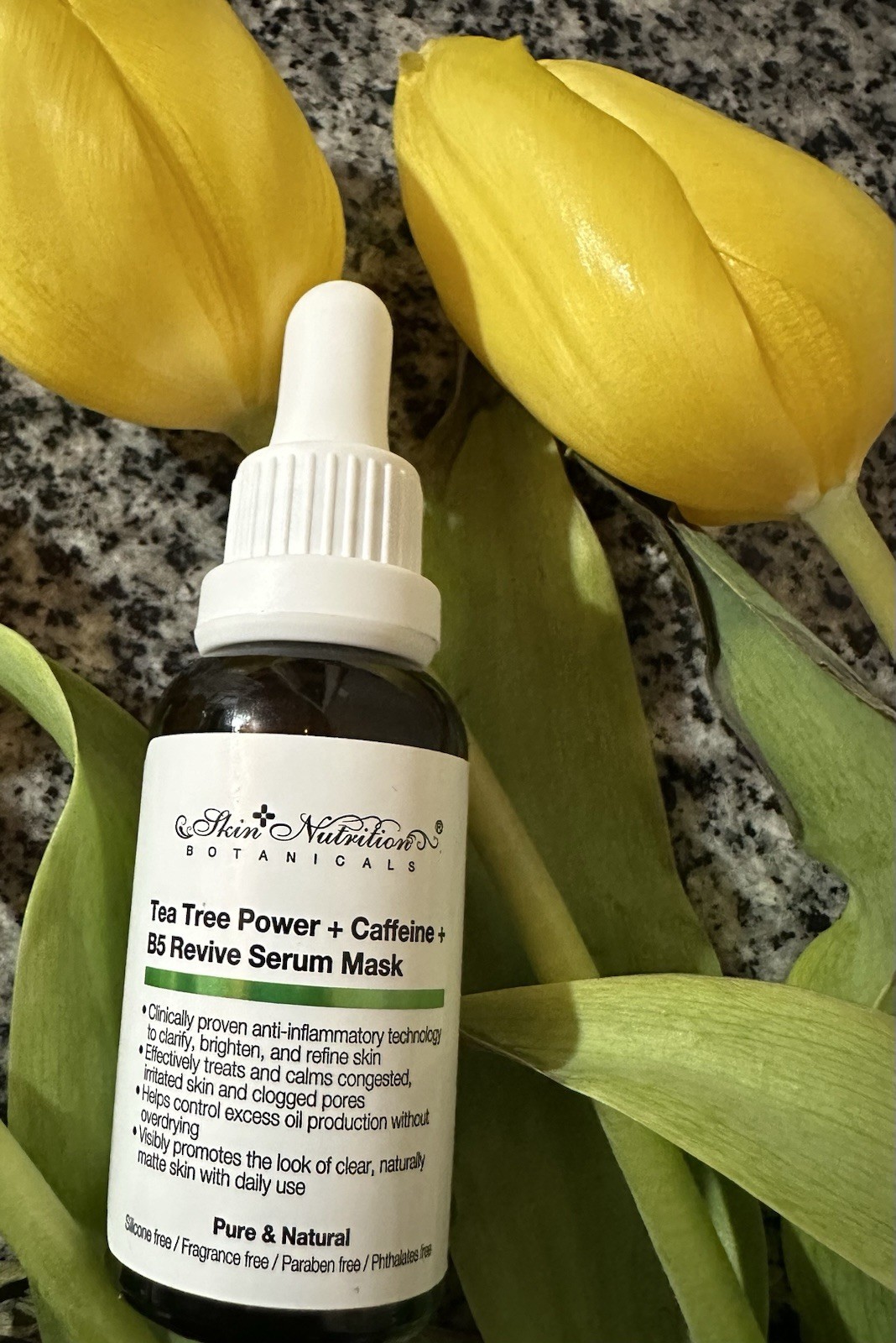Skin Nutrition Botanicals Tea Tree Power + CAFFEINE+B5 Revive Serum 1.7