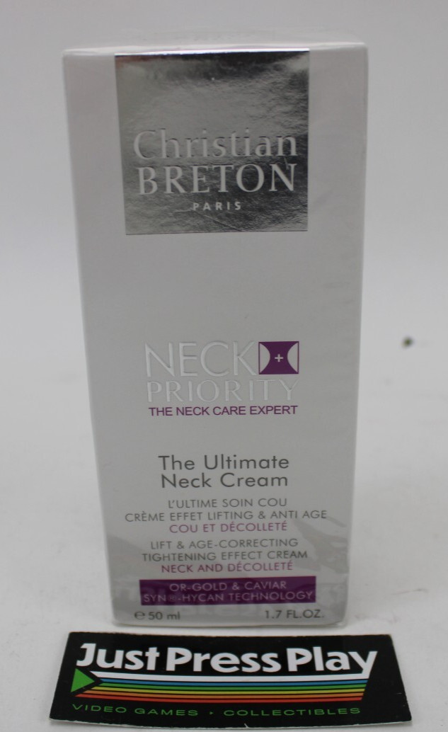 Christian Breton Neck Priority Ultimate Neck Cream Lift & Age-Correcting NIB