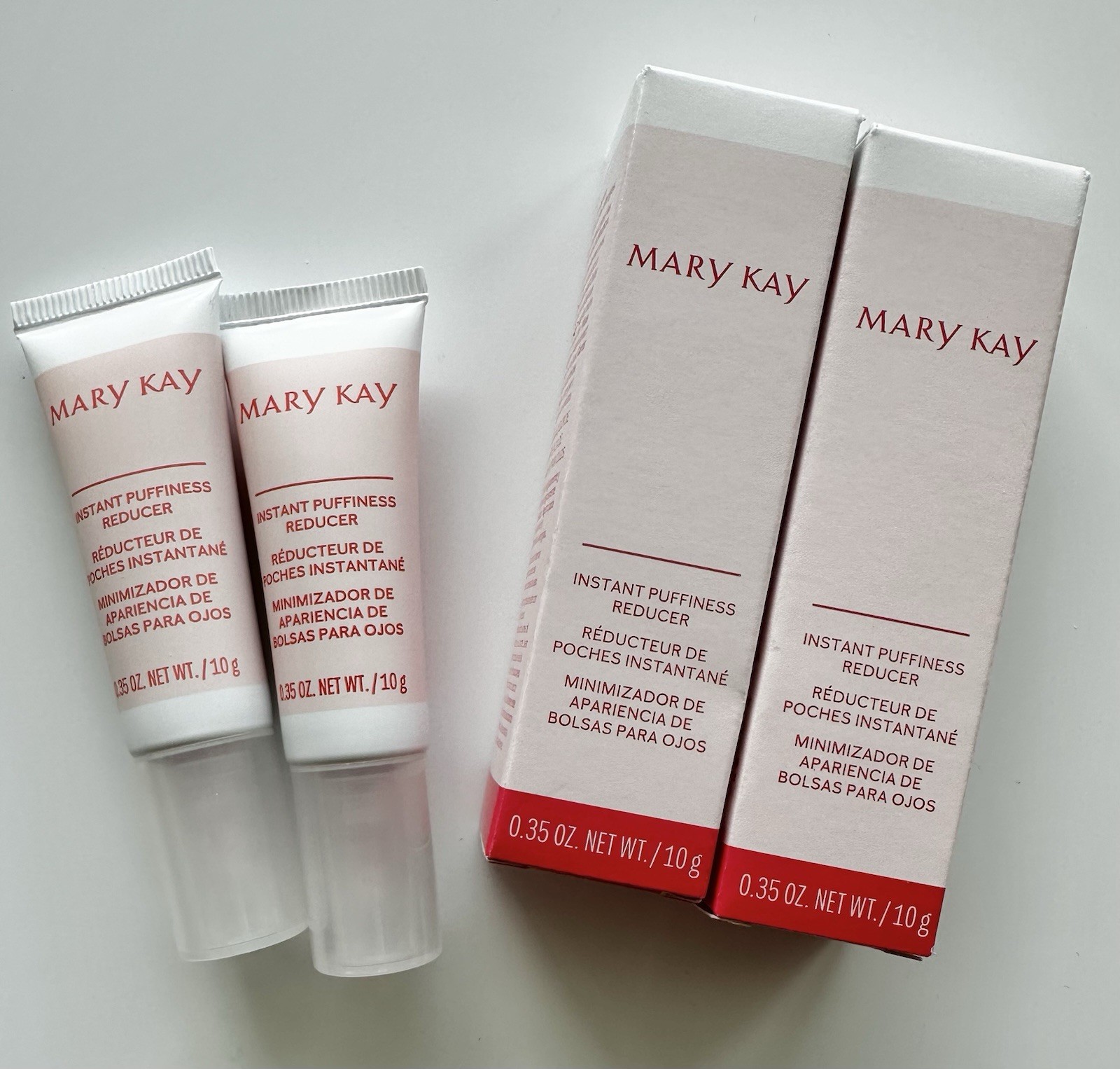 (Lot Of 2) MARY KAY INSTANT PUFFINESS REDUCER 173736 Full Size 0.35 Oz NIB