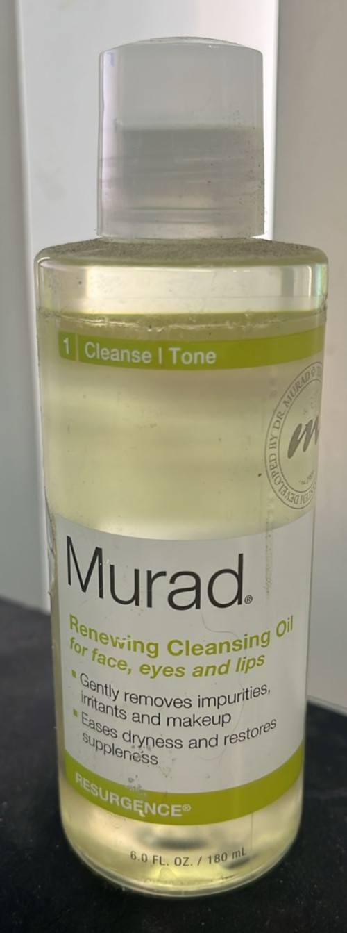 Murad Renewing Cleansing Oil for Face Eyes & Lips 6 oz