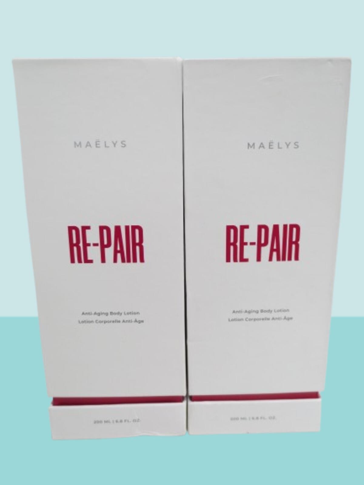 MAELYS RE-PAIR ANTI AGING BODY LOTION 6.8 OZ NWB LOT OF 2