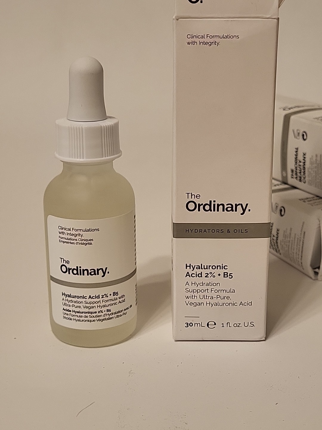The Ordinary Hyaluronic Acid 2%, 100% Rose Hip Seed Oil & Natural Moisturizer HA