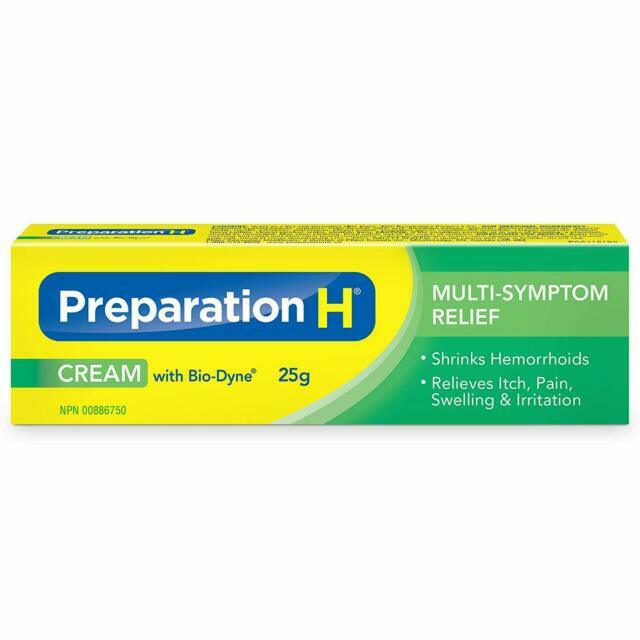 Preparation H Cream With Bio-Dyne, 25g (.88oz) – Canadian Formula Prep-H