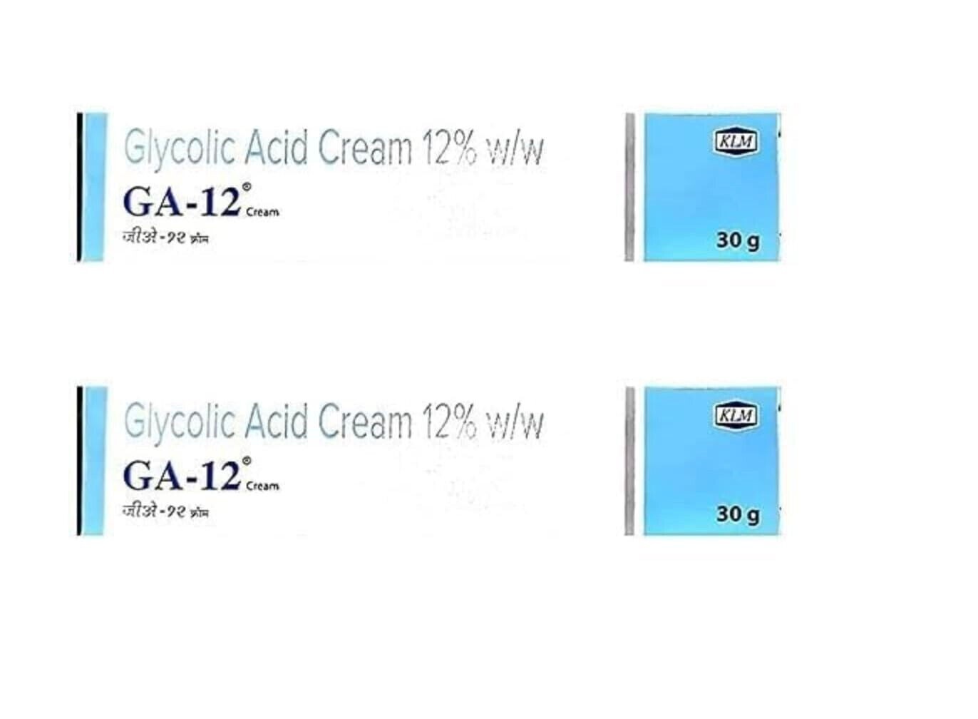 GA-12 Glycolic Acid 6% cream for all skin types – 30g (Pack of 2)