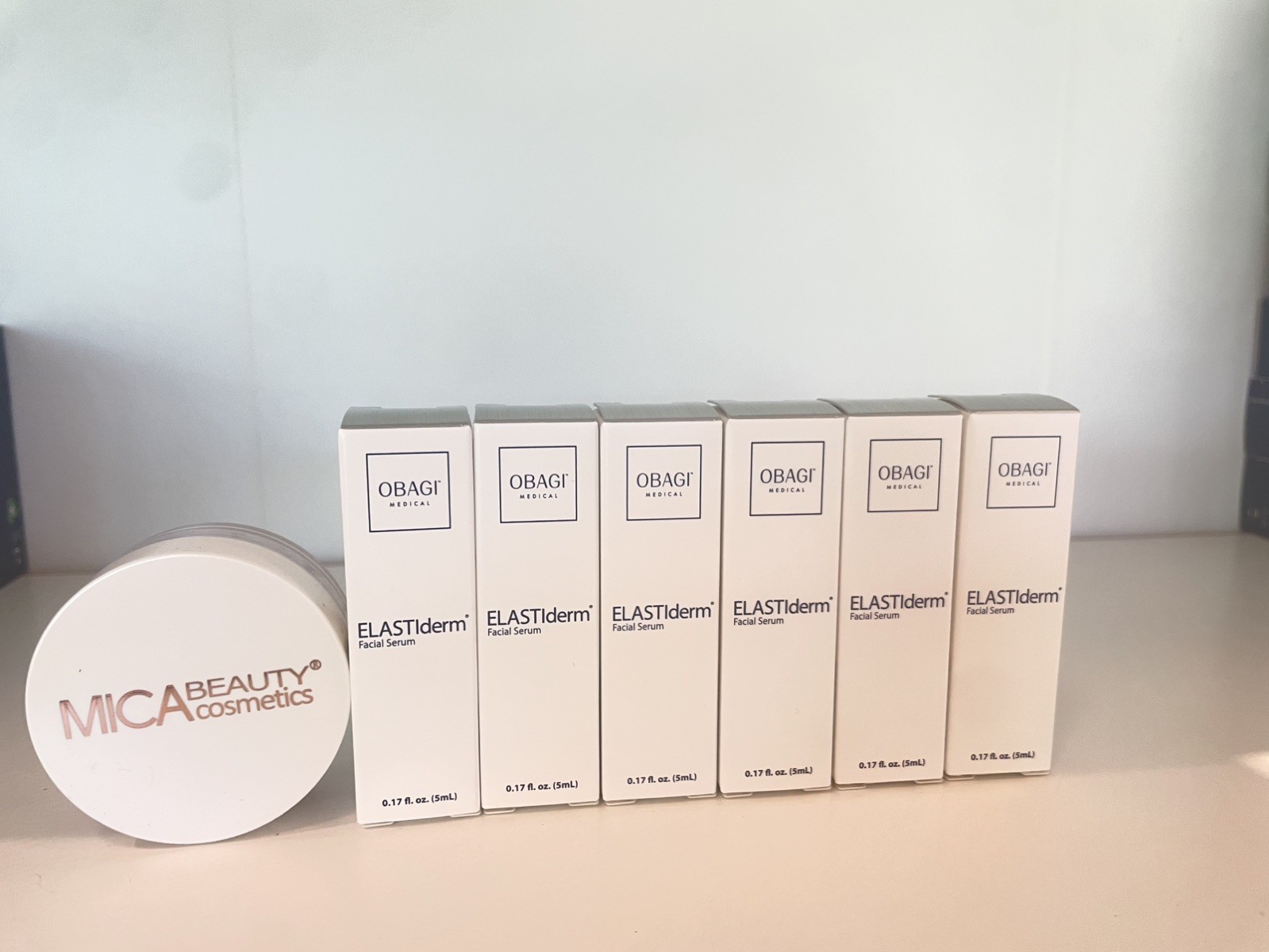 OBAGI Elastiderm Facial Serum 5ml x 6 Bottles Travel Size + gift