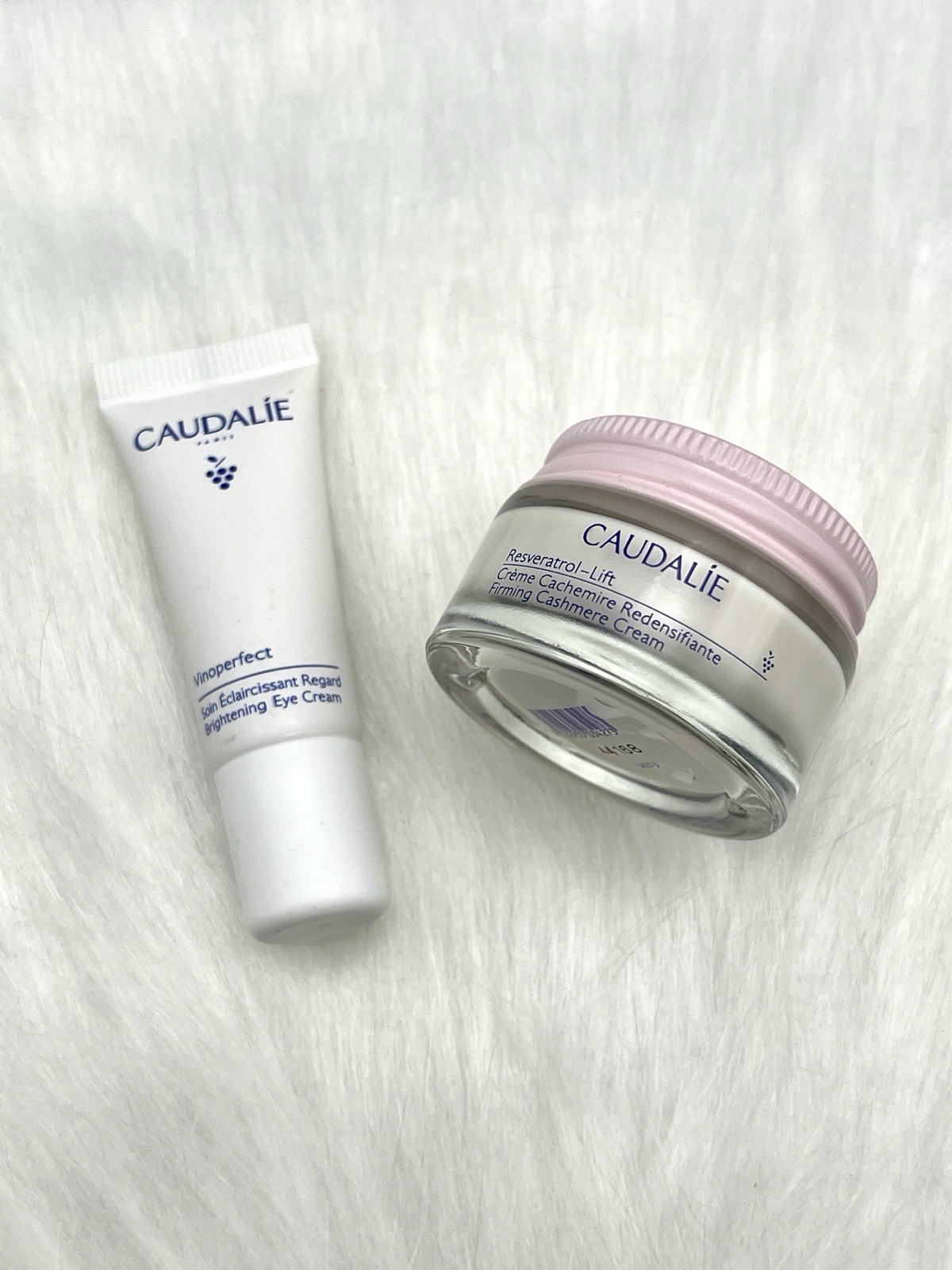 Caudalie Resveratrol Lift Cream 15ml + Vinoperfect Eye 5ml Mini Bundle BN Firm
