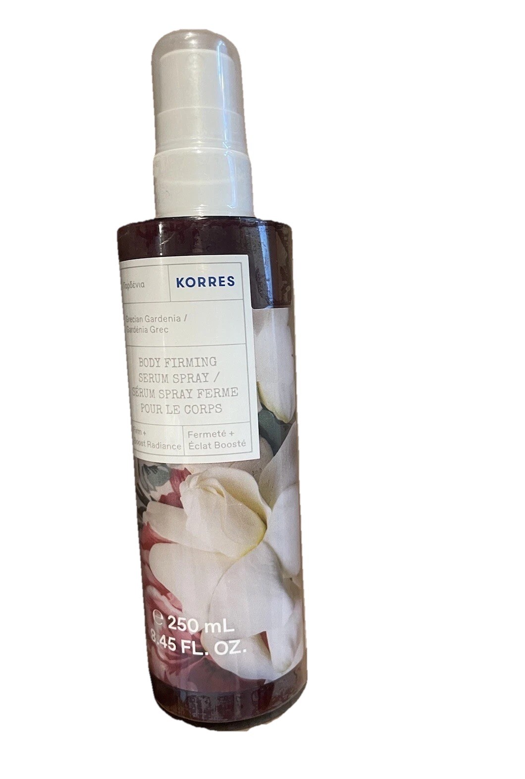 NEW SEALED Korres GRECIAN GARDENIA Body Firming Serum Spray 8.45 Fl Oz GREECE