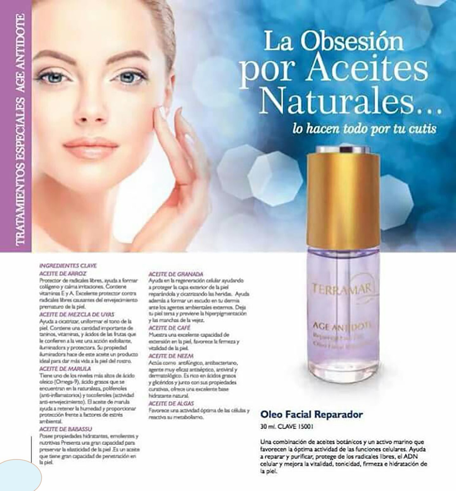ACEITE FACIAL PARA TODO TIPO DE PIEL TERRAMAR