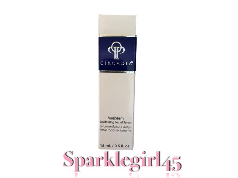 Circadia MeriStem Revitalizing Facial Serum 0.5 fl oz/15mL. NEW IN BOX! FRESH!