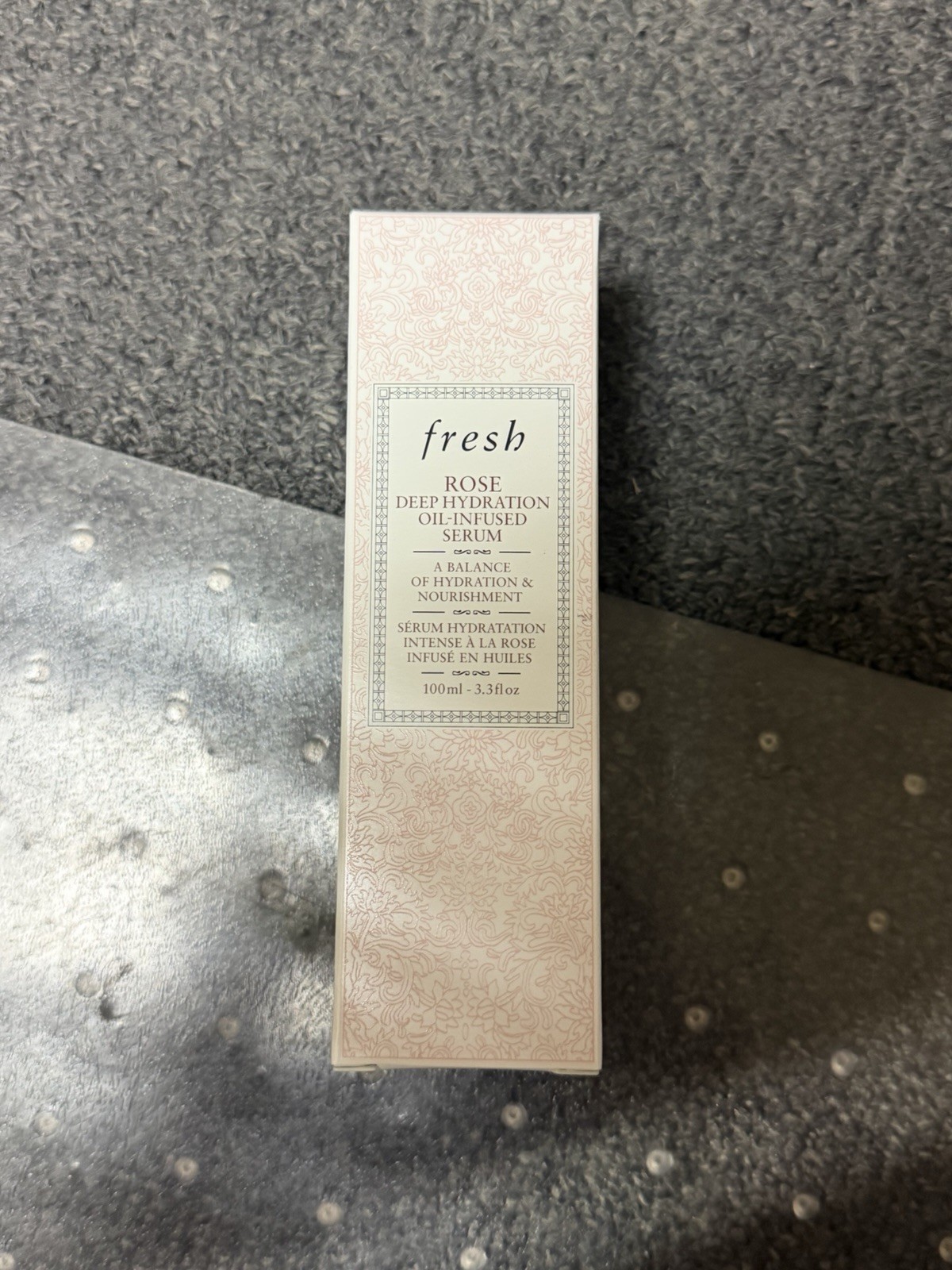 Fresh Rose Deep Hydration Oil-Infused Serum Hydration Nourishment 3.3 Fl Oz New
