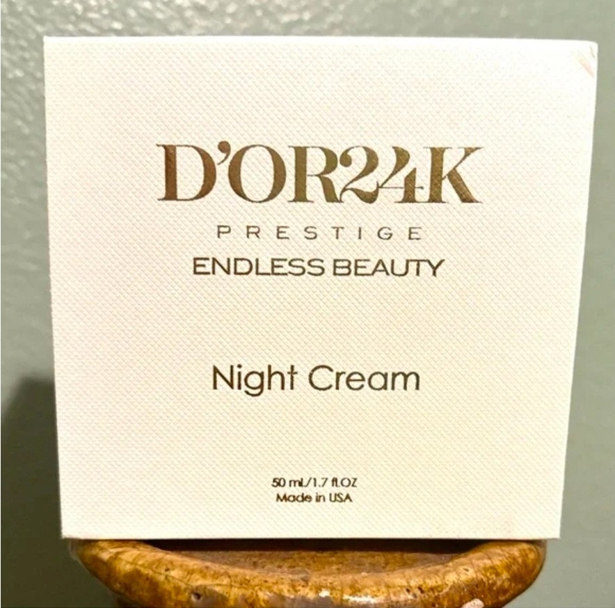 D’OR 24K Prestige Endless Beauty Night Cream 1.7 oz Sealed In Box