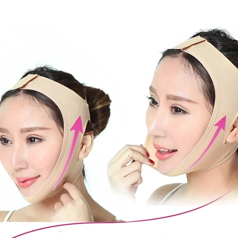 Breathable V-Face Slimming Bandage Elastic Tapes Chin Cheek Face Lift