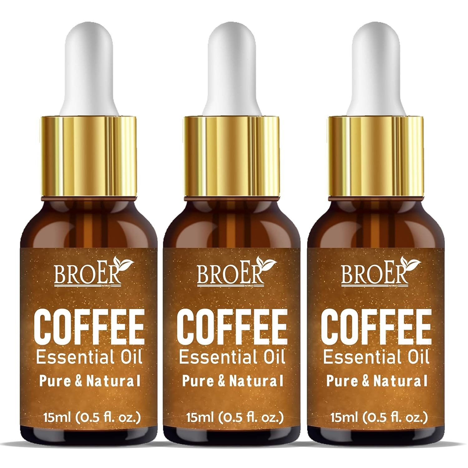 Coffee Essential Oil repair damage Skin and improve Skin texture 15ml combo of 3