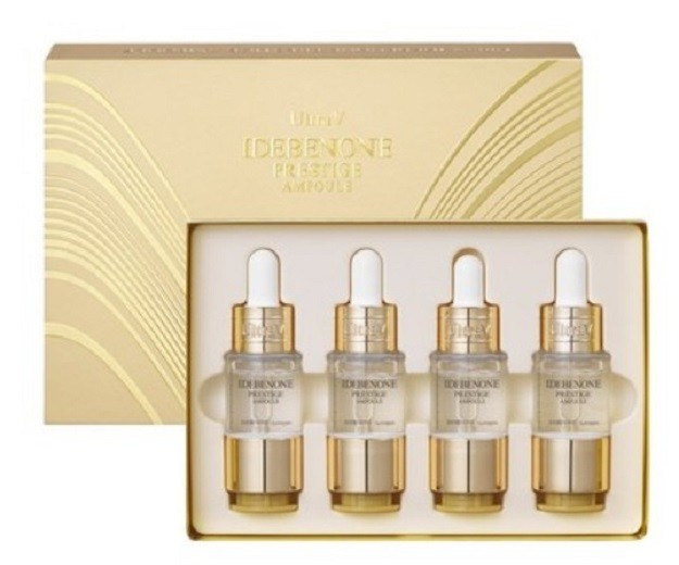 Ultra V Idebenone Prestige Ampoule 4pcs 10ml Anti Aging Brightening K-Beauty