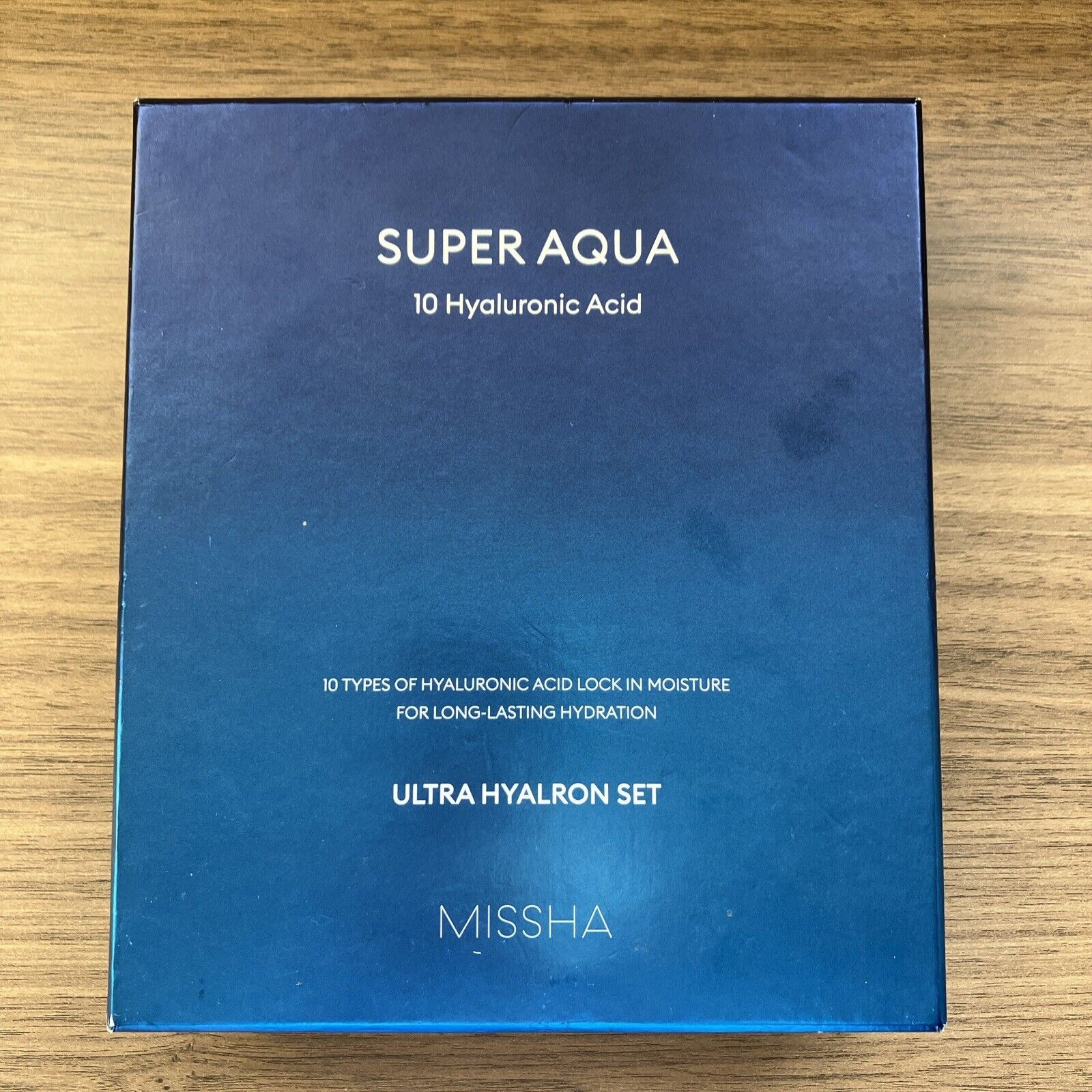 Missha Super Aqua 10 Hyaluronic Acid Ultra Hyalron Set 4 Piece Essence Emulsion