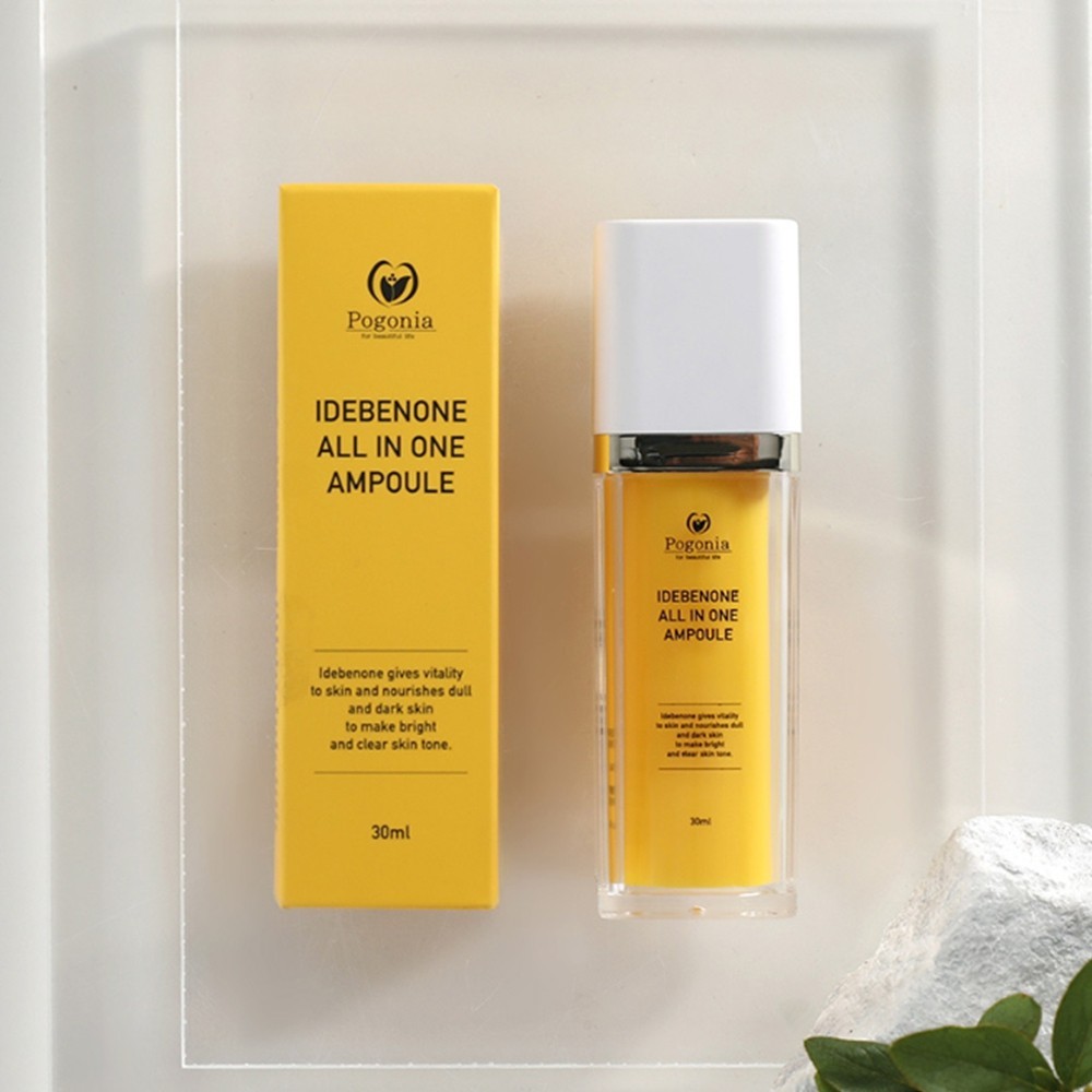 Pogonia Idebenone All In One Ampoule 30ml Anti Wrinkle Whitening K-Beauty