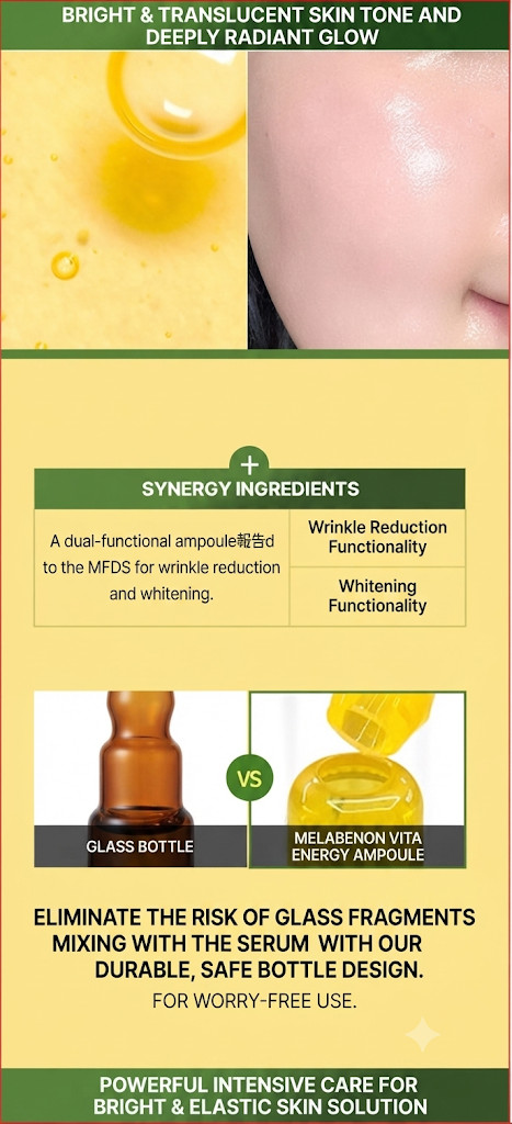 Medipekme Idebenone Vitamin C Ampoule 14ea K-Beauty Brightening Dark Spot Care