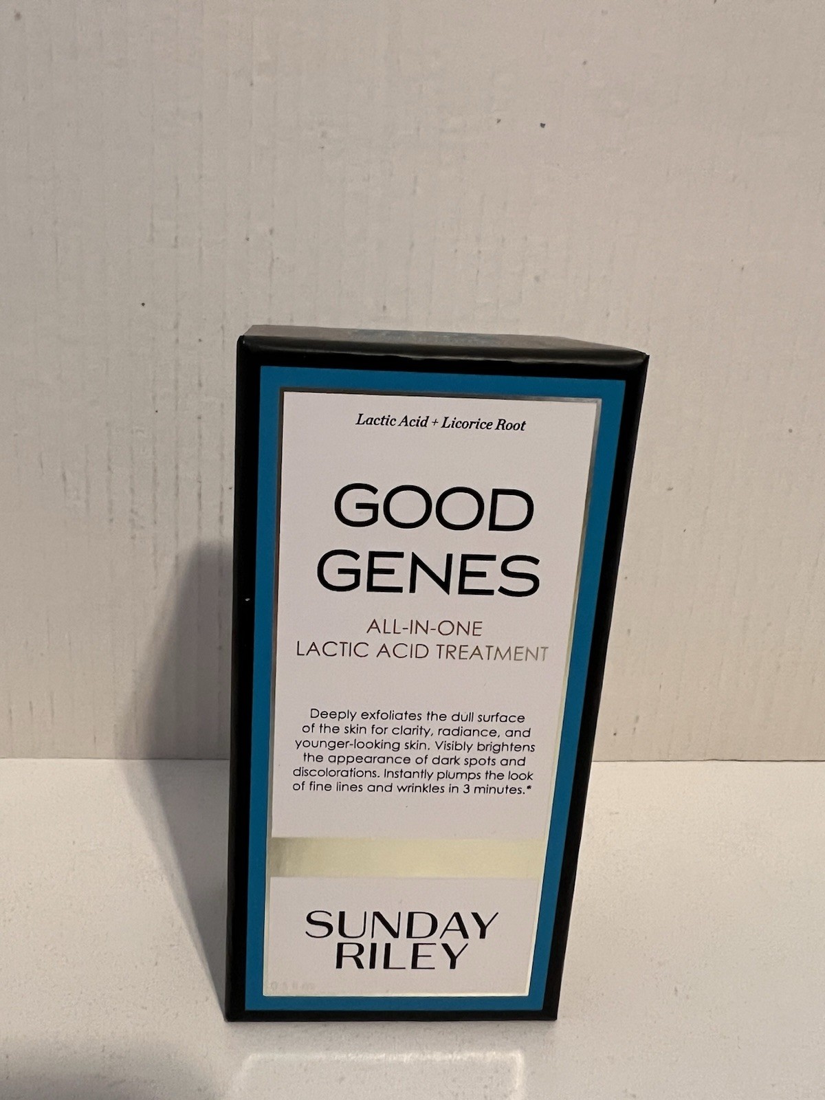 SUNDAY RILEY Good Genes All-in-One Lactic Acid Treatment 0.5 OZ NEW IN BOX! 15ml