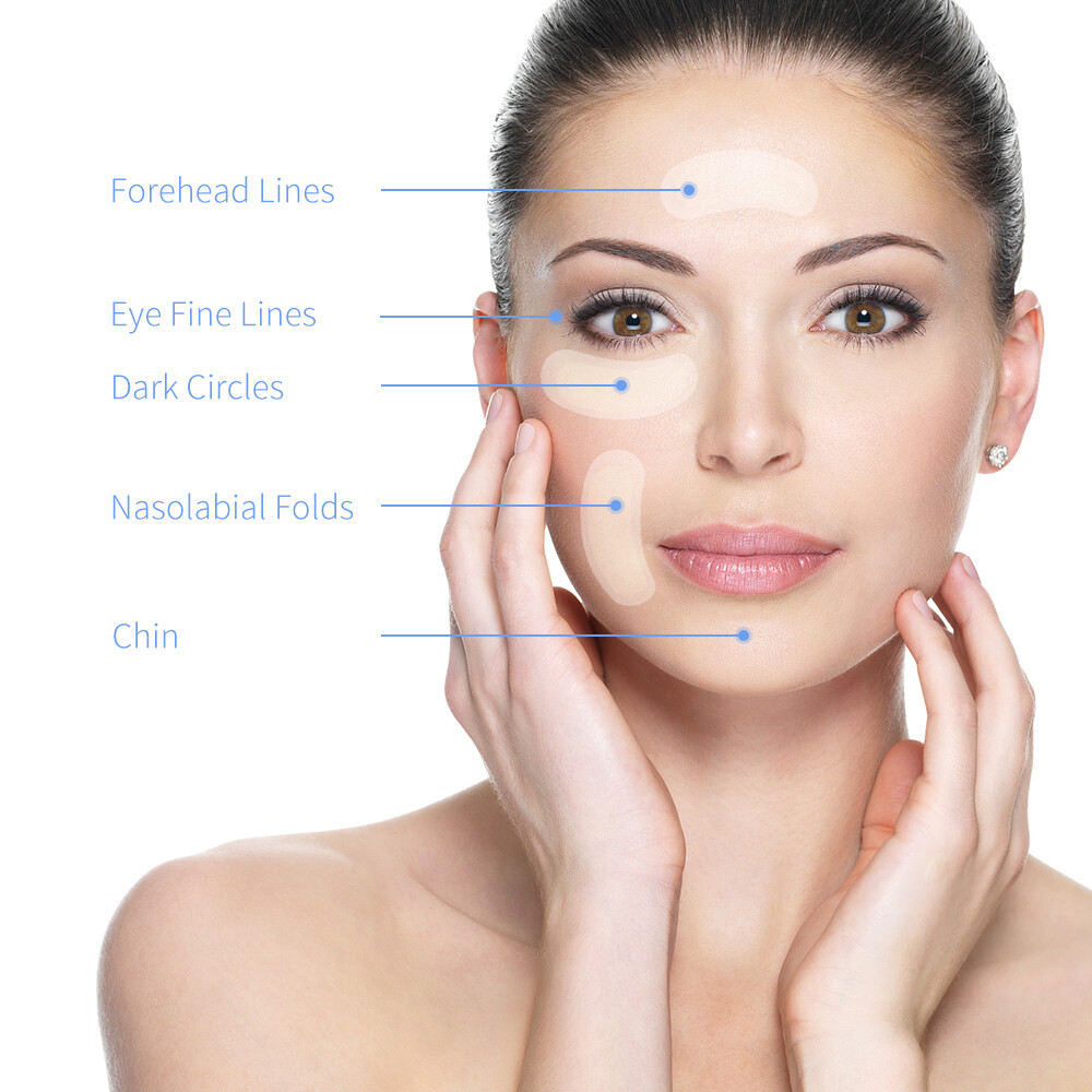 Hyaluronic Acid Micro-needle Eye Patch Anti-aging Wrinkle Fine Line Removal Mask