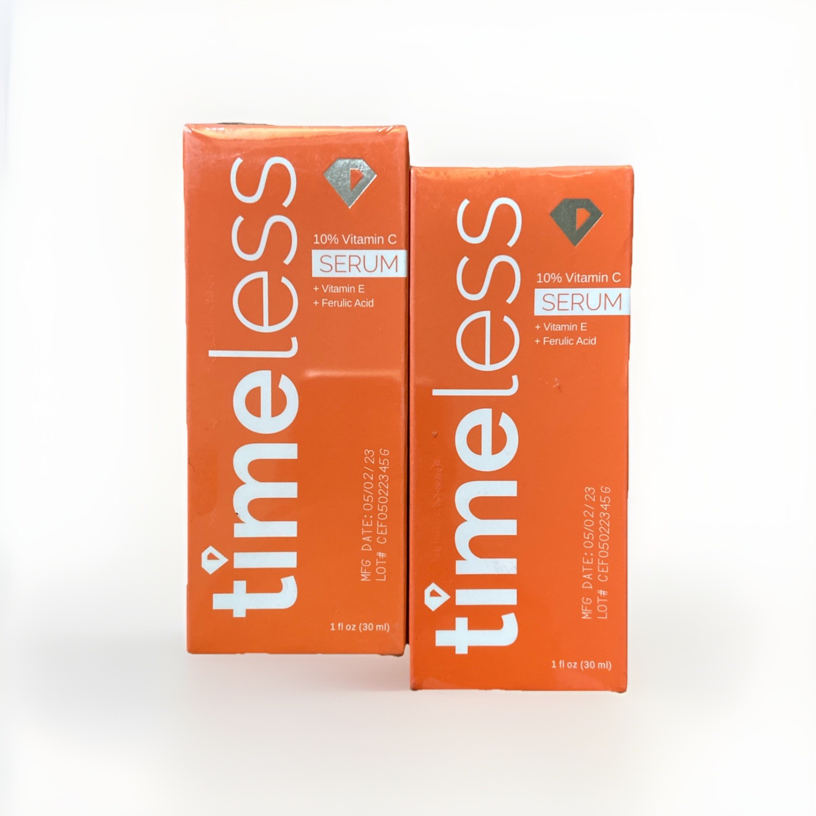 Pack Of 2 Timeless 10% Vitamin C Serum+ Vit E+Ferulic Acid 1 oz/30 ml New Sealed
