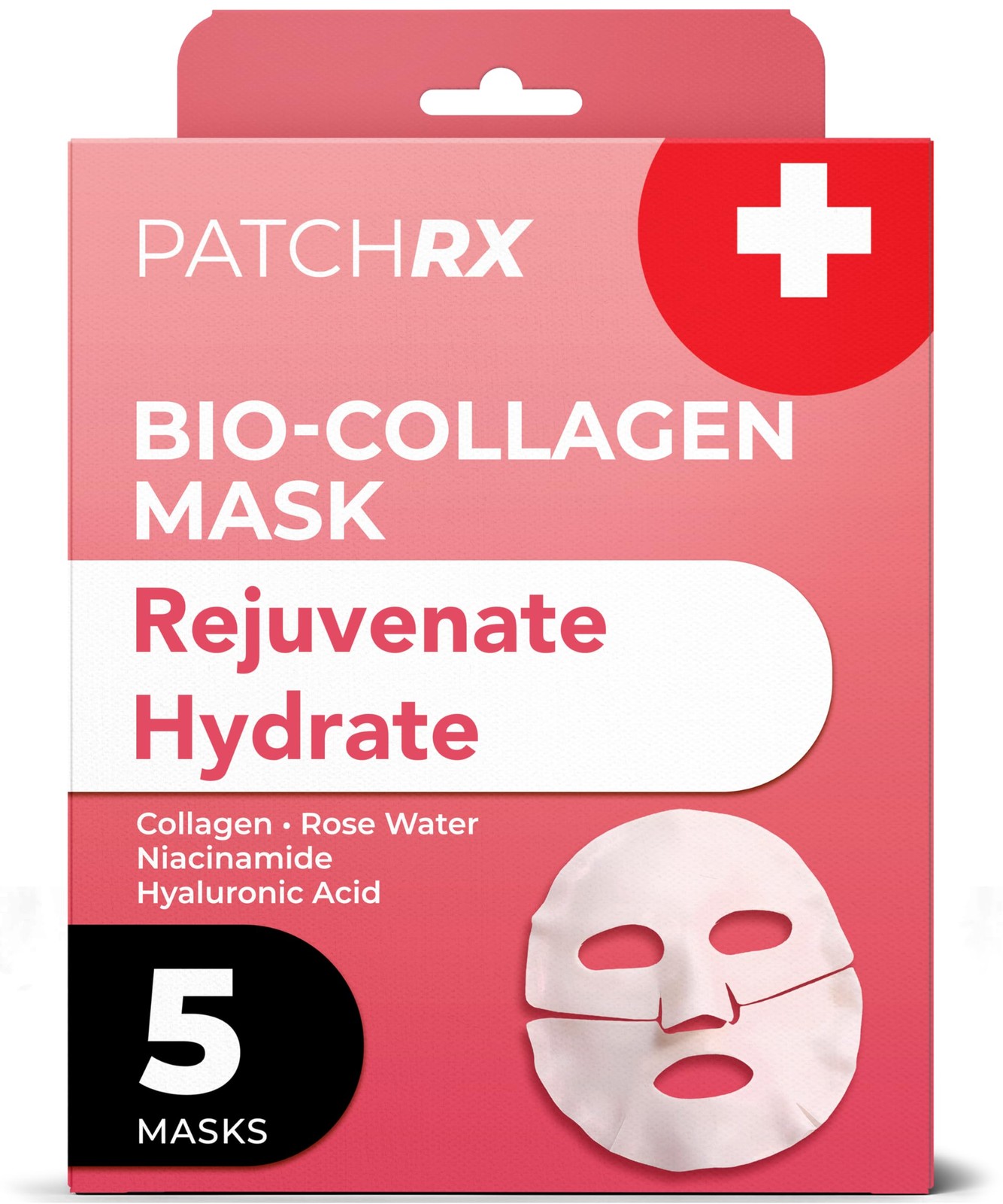 Collagen Face Mask (5 Pack) – Hydrating Sheet Masks for Women – Bio-Collagen …