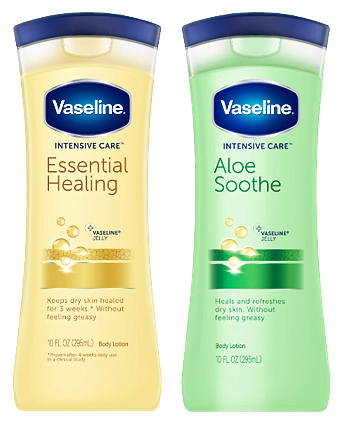 2 PACK INTENSIVE CARE ESSENTIAL HEALING & INTENSIVE CARE ALOE SOOTHE BODY LOTION
