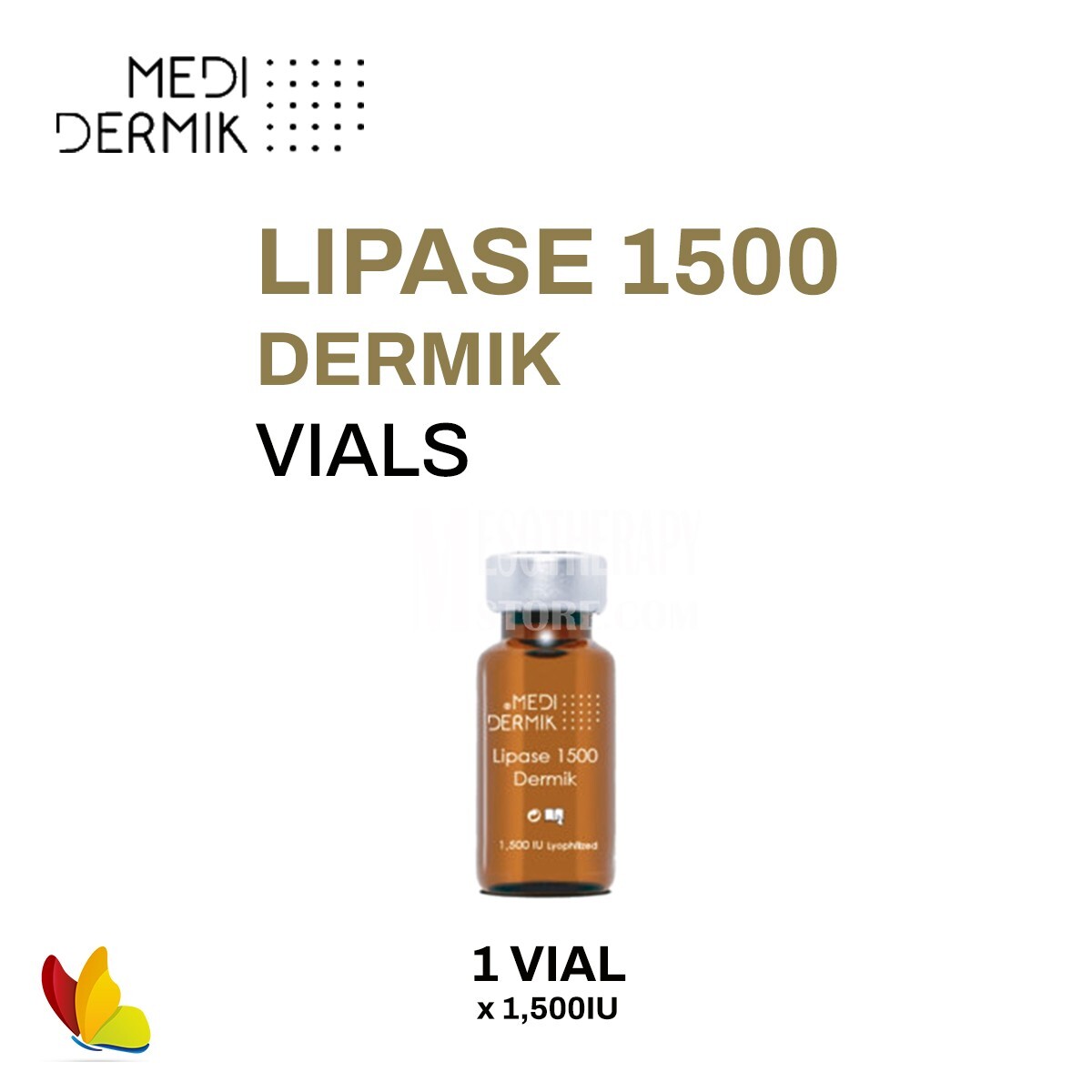 Lipase 1500 IU Dermik Lyophilized Vials By Medidermik