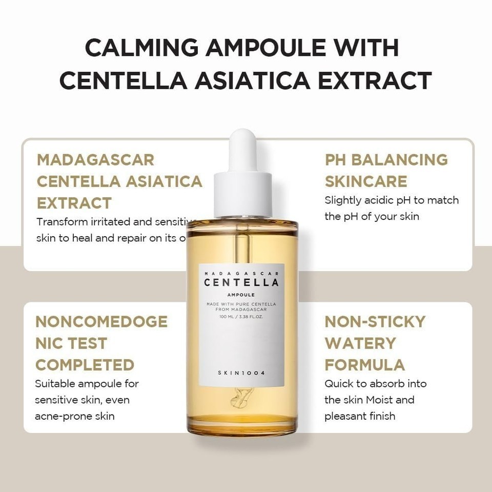 SKIN1004 Madagascar Centella Asiatica Ampoule Facial Serum for Acne-prone Skin