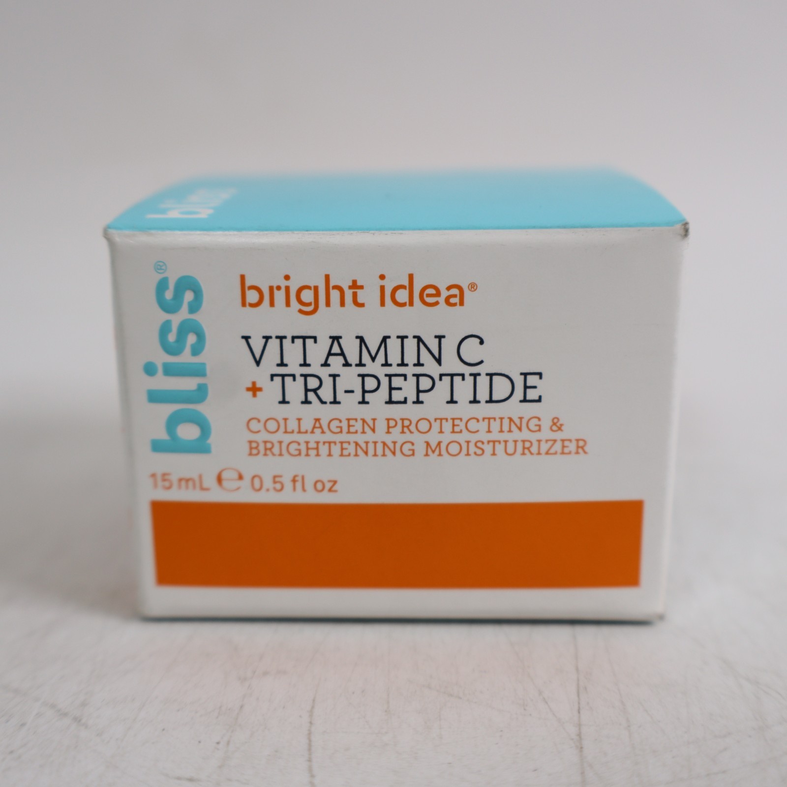 Bliss Bright Idea BRIGHTENING MOISTURIZER w/ Vitamin C & Tri-Peptides 0.5oz/15ml