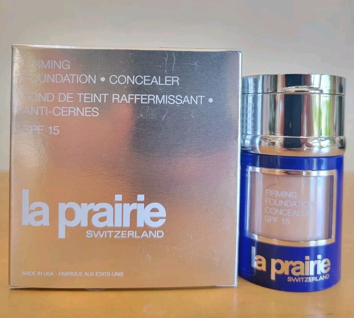 Authentic!! La Prairie Skin Caviar Firming Foundation Porcelain Blush NC-10 NEW!