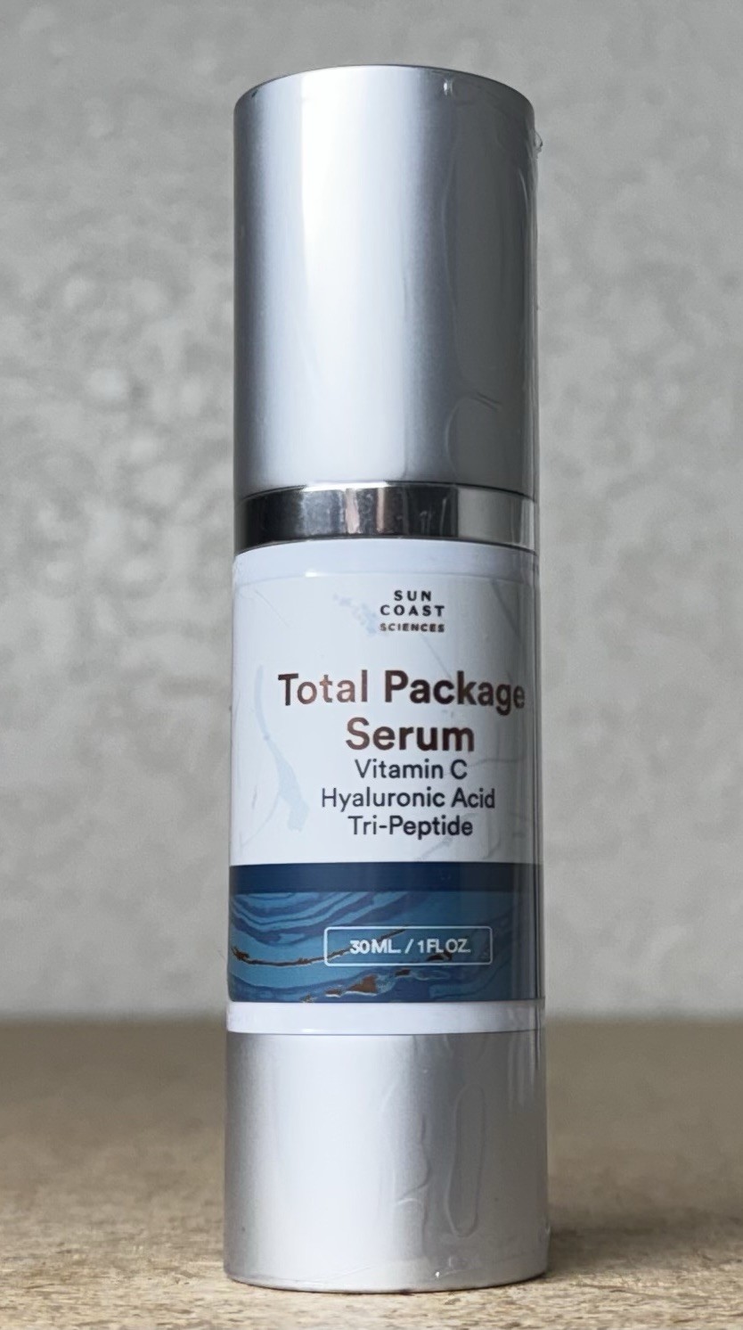 Sun Coast Science Total Package Serum, Vitamin C, Hyaluronic Acid, 1 Ounce