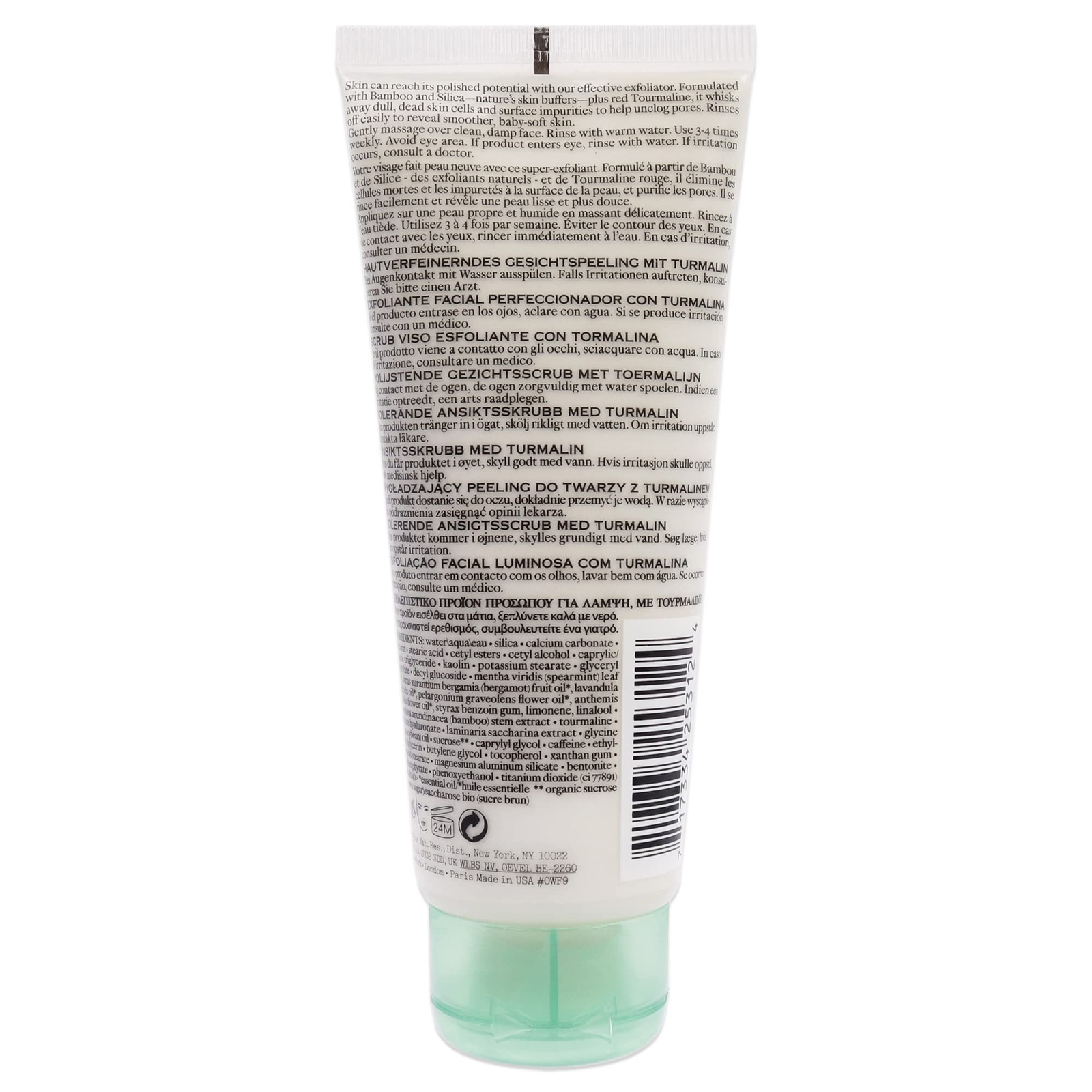 Skin Exfoliant 25 Fl Oz Bamboo Mineral Silica Mint Essential Oil Smooth Skin …