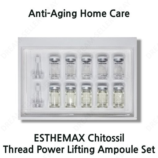 ESTHEMAX Chitossil Thread Power Lifting Ampoule Set Best Anti-Aging Home Care