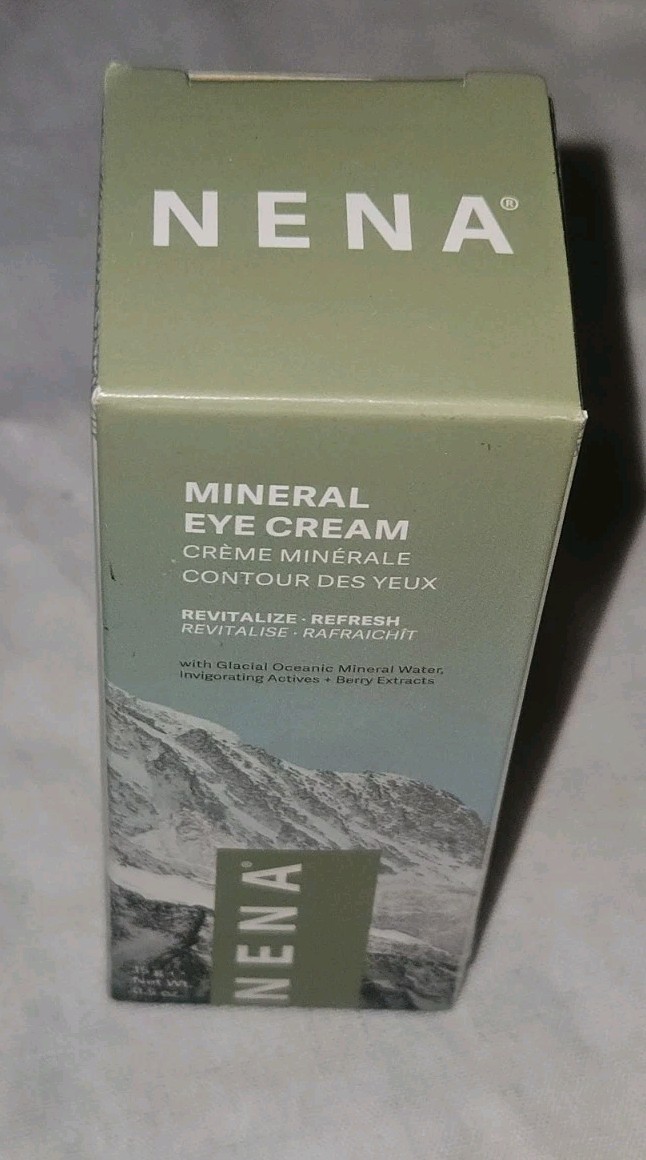 Nena mineral eye cream new in box full size 0.5oz Made In Canada
