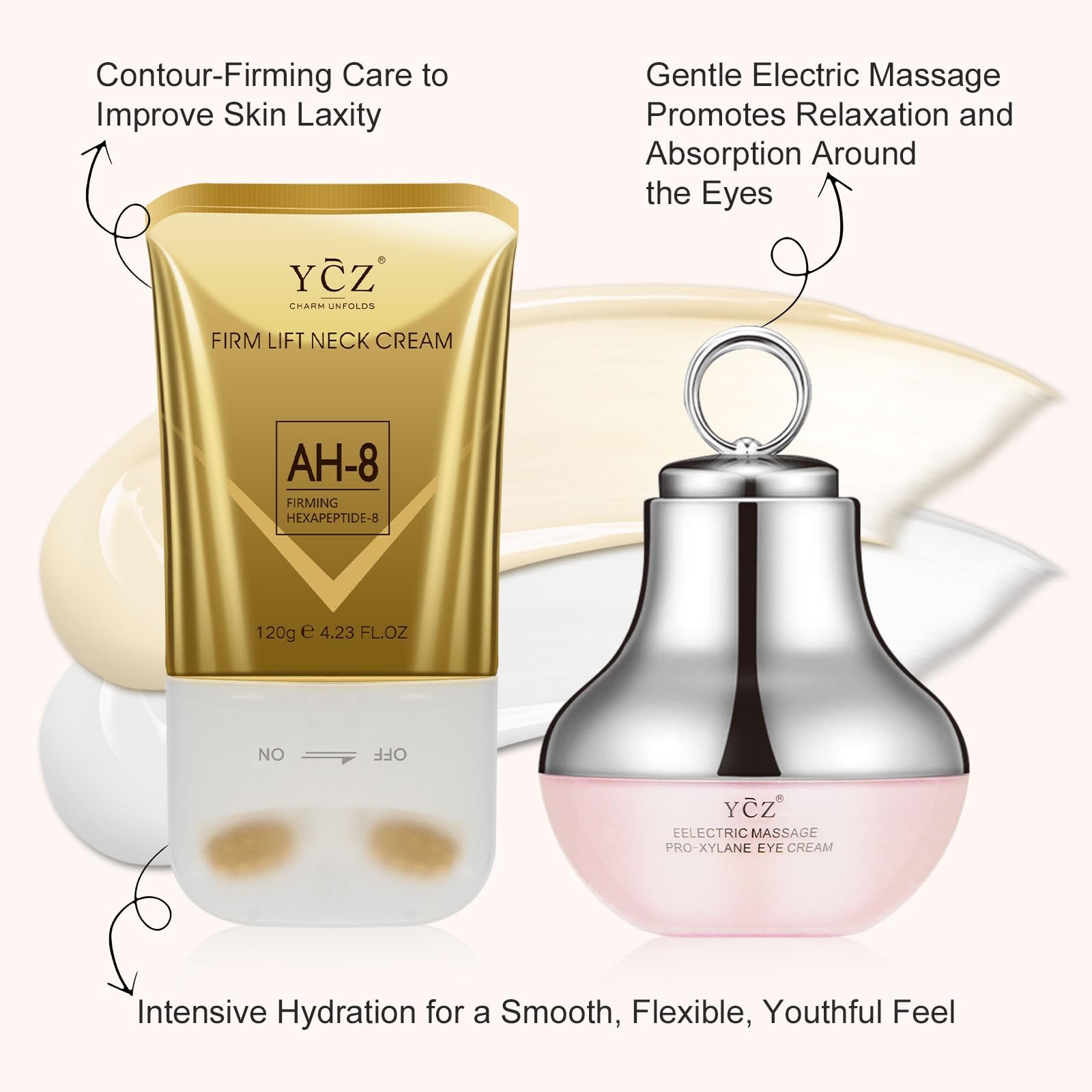 Neck-Eye Care Set – 5.99 Fl Oz Anti-Aging & Firming Treatment for Eye & Neck,…