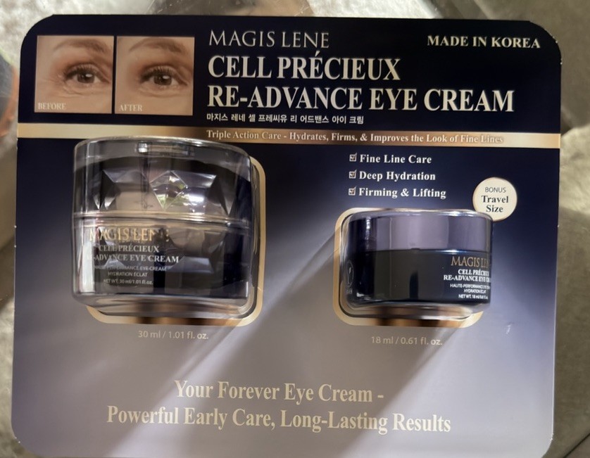 MAGIS LENE Cell Precieux Re-Advance Eye Cream Set 1.01oz + 0.60oz Korean New