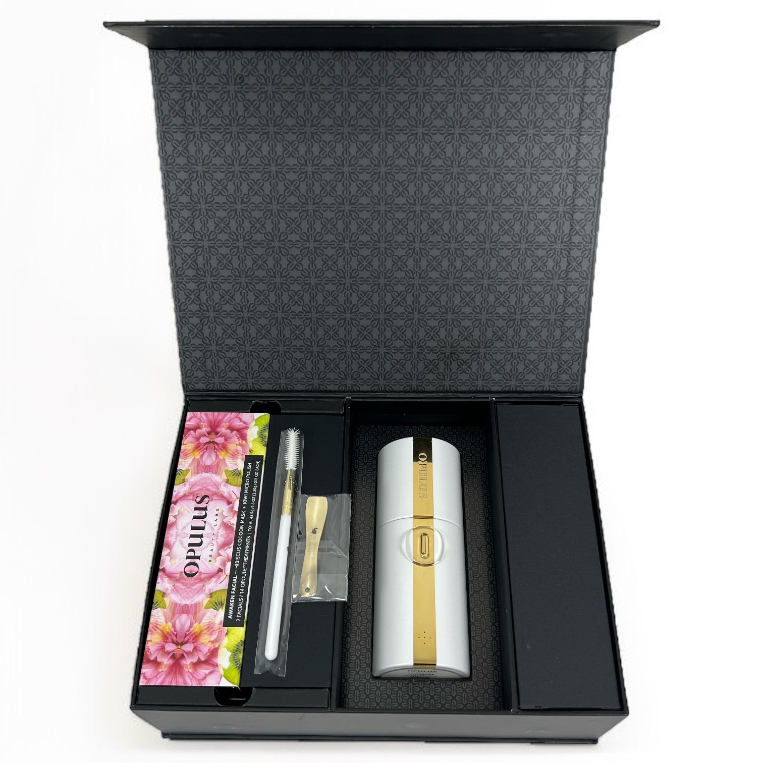 Opulus Beauty Labs Awaken Glow Facial Device Kit + 7 Masks NIB