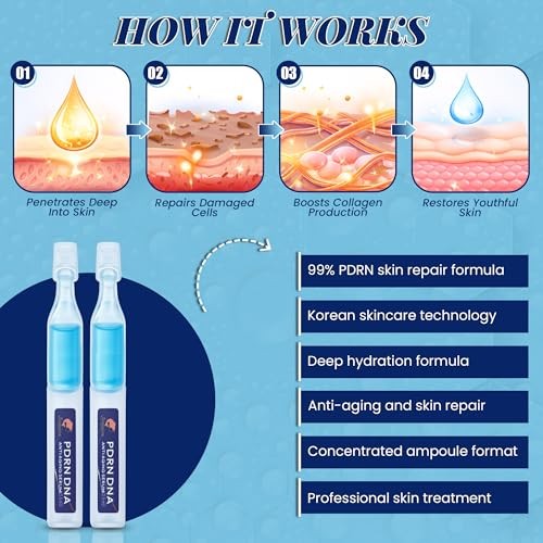 Salmon DNA PDRN Korean Skincare Anti-Aging Serum 0.05oz