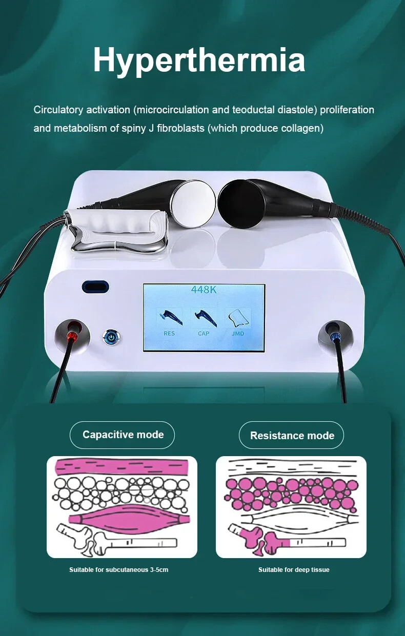 Portable Smart Tecar therapy 448khz Physical Therapy Machine For Pain Relief