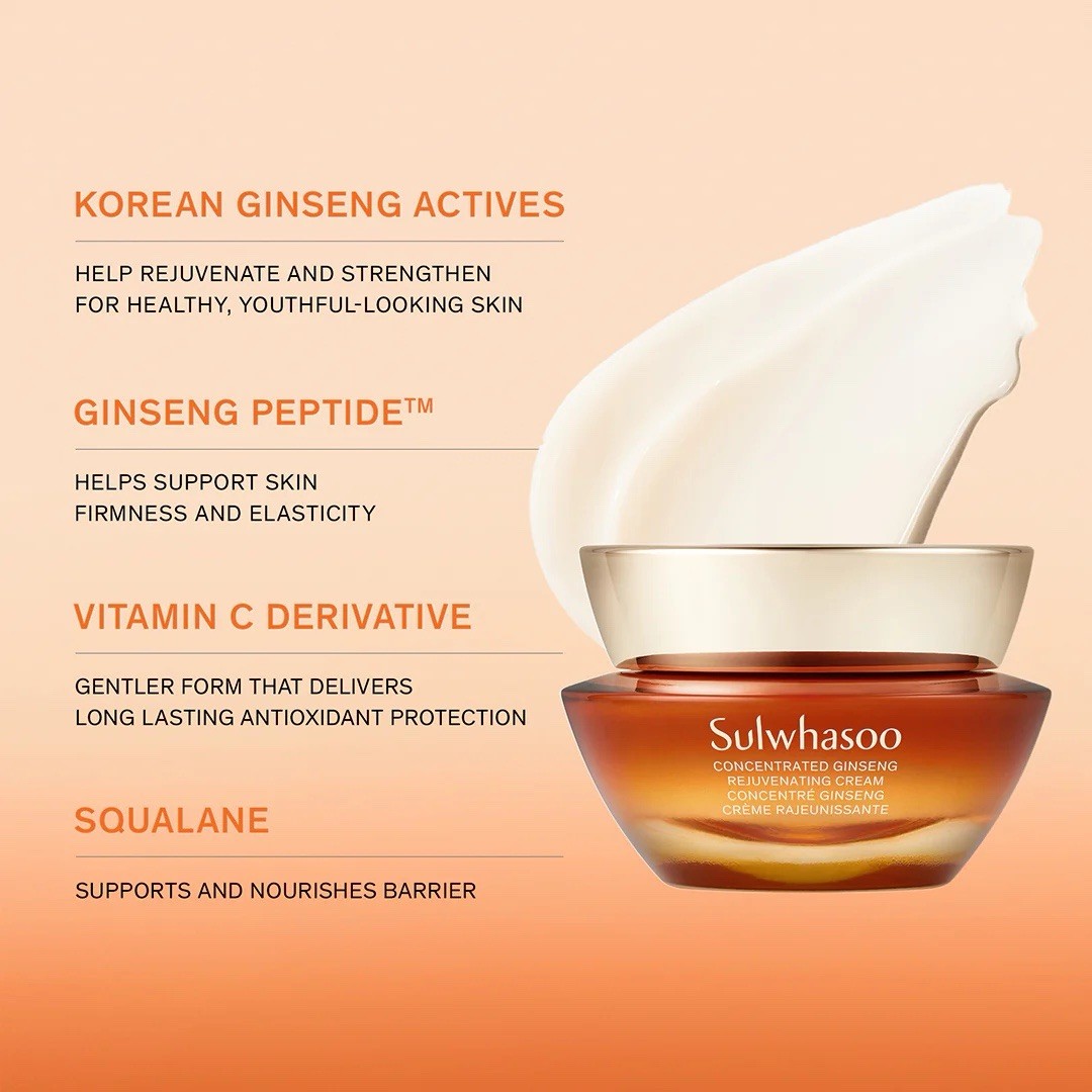 Sulwhasoo Concentrated Ginseng Rejuvenating creame perfecting rich set 5 item