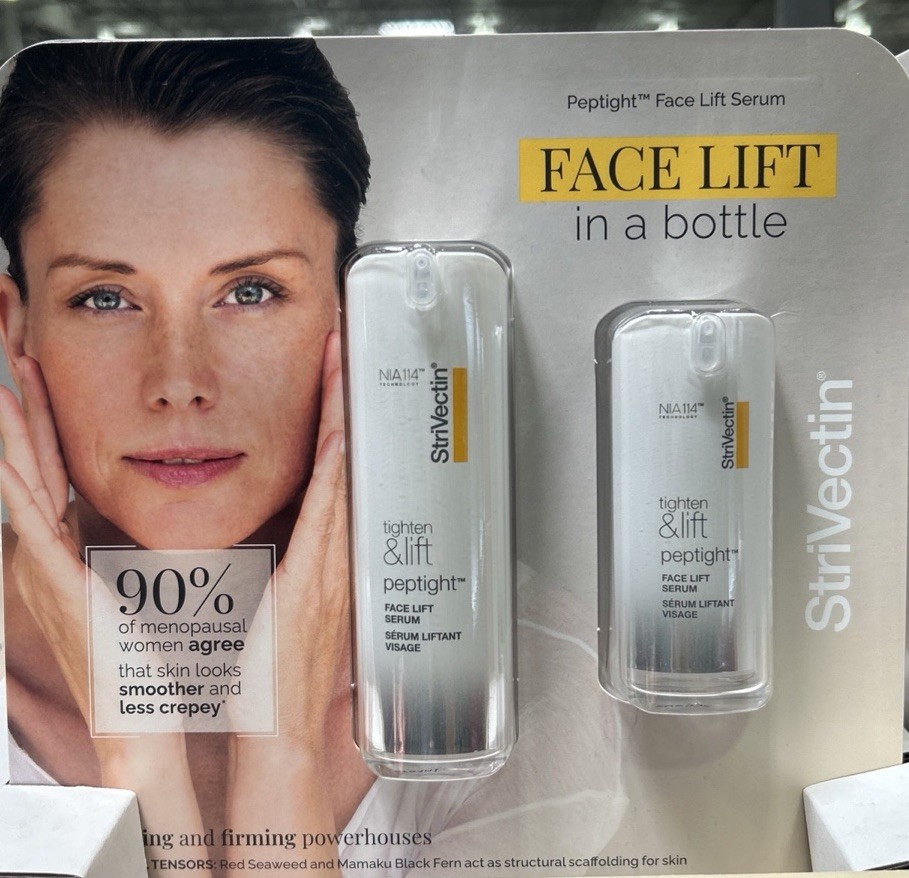 NEW Strivectin Tighten & Lift Peptight Face Lift Serums 2 Pack 1oz & 0.5 Oz